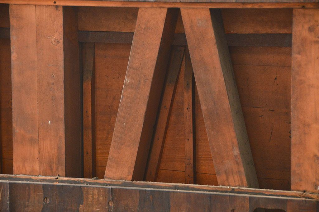 アンティーク雑貨　ジャンク品　かわいいデザインのアンティークオルガン