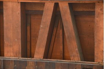 アンティーク雑貨　ジャンク品　かわいいデザインのアンティークオルガン