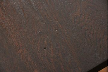 アンティーク家具　アンティーク 古いタモ材の引き出し付き平机(テーブル、デスク、在宅ワーク、在宅用)