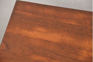 レトロ家具　昭和レトロ 古い木のアンティーク片袖机(テーブル、デスク、在宅ワーク、在宅用)