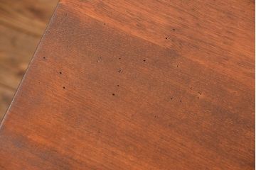 レトロ家具　昭和レトロ 古い木のアンティーク片袖机(テーブル、デスク、在宅ワーク、在宅用)