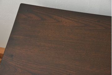 アンティーク家具　アンティーク 古いナラ材の重厚な片袖机(テーブル、デスク、在宅ワーク、在宅用、作業台)