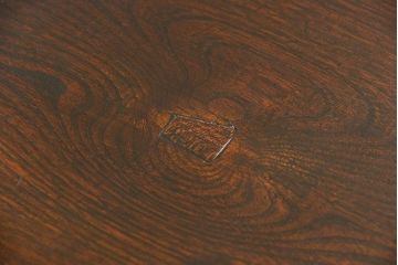 アンティーク家具　アンティーク 古いナラ材の重厚な片袖机(テーブル、デスク、在宅ワーク、在宅用、作業台)