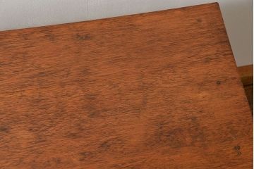 レトロ家具　昭和レトロ シンプルでレトロな平机(テーブル、デスク、在宅ワーク、在宅用)