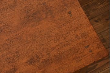 レトロ家具　昭和レトロ シンプルでレトロな平机(テーブル、デスク、在宅ワーク、在宅用)