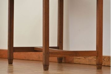 レトロ家具　昭和レトロ シンプルでレトロな平机(テーブル、デスク、在宅ワーク、在宅用)