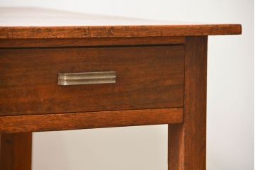 レトロ家具　昭和レトロ シンプルでレトロな平机(テーブル、デスク、在宅ワーク、在宅用)