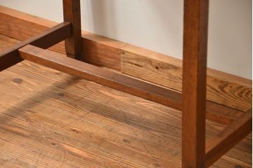 レトロ家具　昭和レトロ シンプルでレトロな平机(テーブル、デスク、在宅ワーク、在宅用)