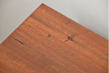 レトロ家具　アンティーク レトロな横長カウンターテーブル(机、作業台)