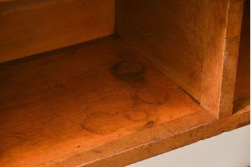 レトロ家具　アンティーク レトロな横長カウンターテーブル(机、作業台)