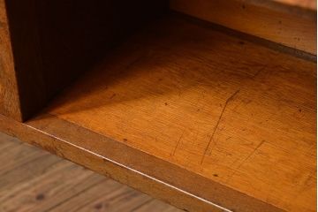 レトロ家具　アンティーク レトロな横長カウンターテーブル(机、作業台)