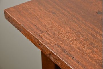 レトロ家具　アンティーク レトロな横長カウンターテーブル(机、作業台)