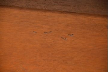 レトロ家具　アンティーク レトロな横長カウンターテーブル(机、作業台)