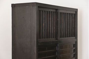 アンティーク家具　古民具・骨董 古作造り　味わい深い時代棚(水屋箪笥、収納棚、時代箪笥)