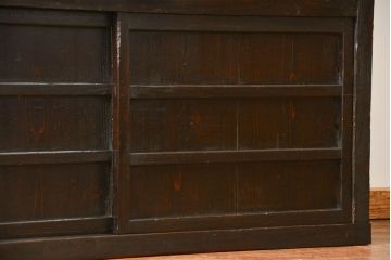 アンティーク家具　古民具・骨董 古作造り　味わい深い時代棚(水屋箪笥、収納棚、時代箪笥)