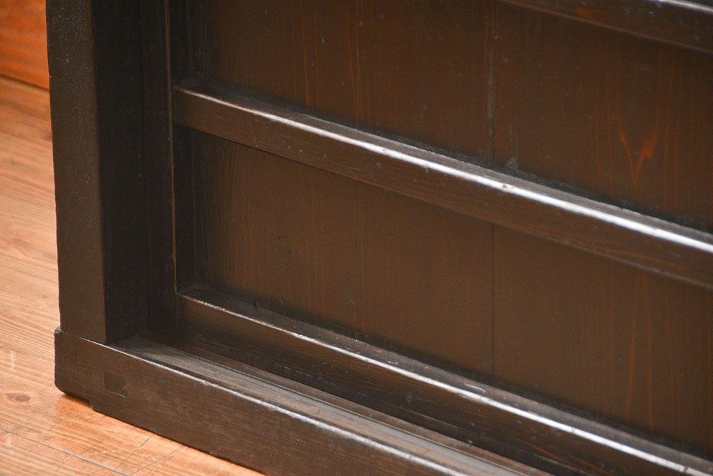 アンティーク家具　古民具・骨董 古作造り　味わい深い時代棚(水屋箪笥、収納棚、時代箪笥)