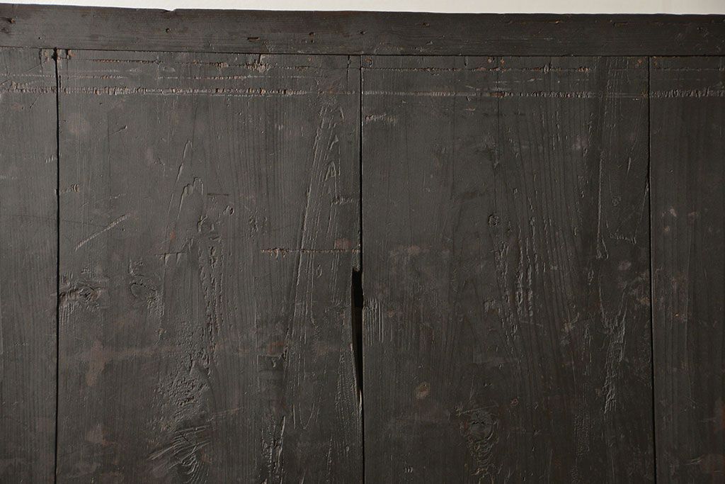 アンティーク家具　古民具・骨董 古作造り　味わい深い時代棚(水屋箪笥、収納棚、時代箪笥)