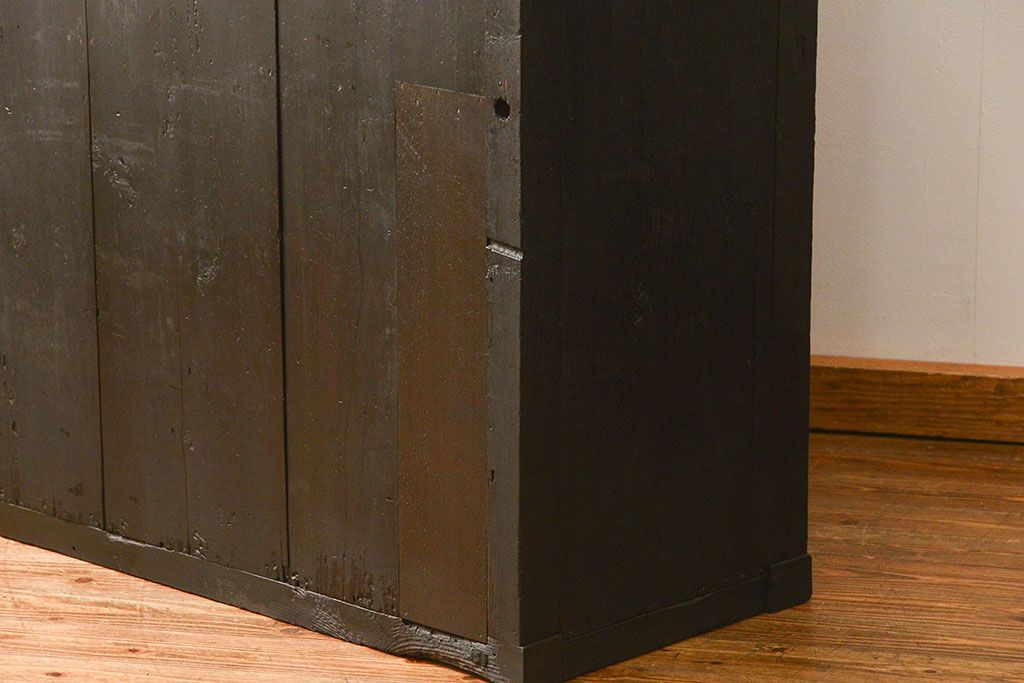 アンティーク家具　古民具・骨董 古作造り　味わい深い時代棚(水屋箪笥、収納棚、時代箪笥)