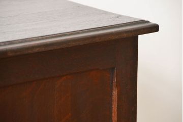 アンティーク家具　アンティーク 象嵌入りの上質な二段重ね衣装盆付きチェスト(箪笥、タンス、たんす)