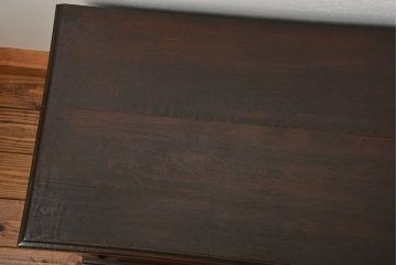 アンティーク家具　アンティーク 象嵌入りの上質な二段重ね衣装盆付きチェスト(箪笥、タンス、たんす)