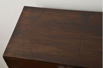 レトロ家具　昭和レトロ 大振りな本箱(収納棚、ブックケース)