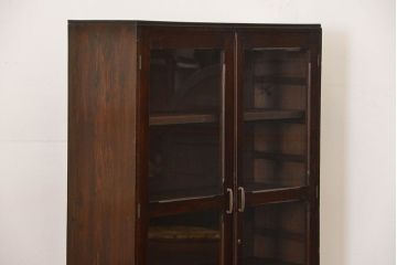 レトロ家具　昭和レトロ 大振りな本箱(収納棚、ブックケース)