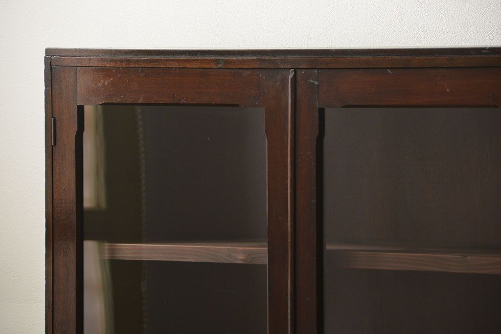 レトロ家具　昭和レトロ 大振りな本箱(収納棚、ブックケース)