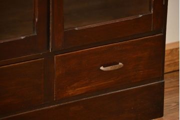 レトロ家具　昭和レトロ 大振りな本箱(収納棚、ブックケース)