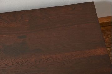 アンティーク家具　アンティーク 古いナラ材の上質で大振りな片袖机(デスク、在宅ワーク、在宅用作業台、テーブル)