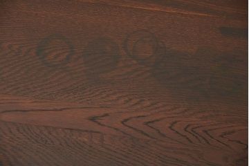 アンティーク家具　アンティーク 古いナラ材の上質で大振りな片袖机(デスク、在宅ワーク、在宅用作業台、テーブル)