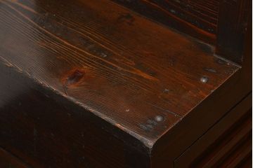 アンティーク家具　古民具・骨董 杢目が素晴らしい小さな階段箪笥(時代箪笥、箱階段)