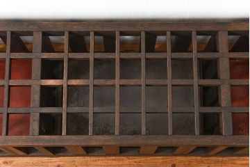 アンティーク雑貨　アンティーク 古い木の大きな受け皿付き傘立て(アンブレラスタンド)