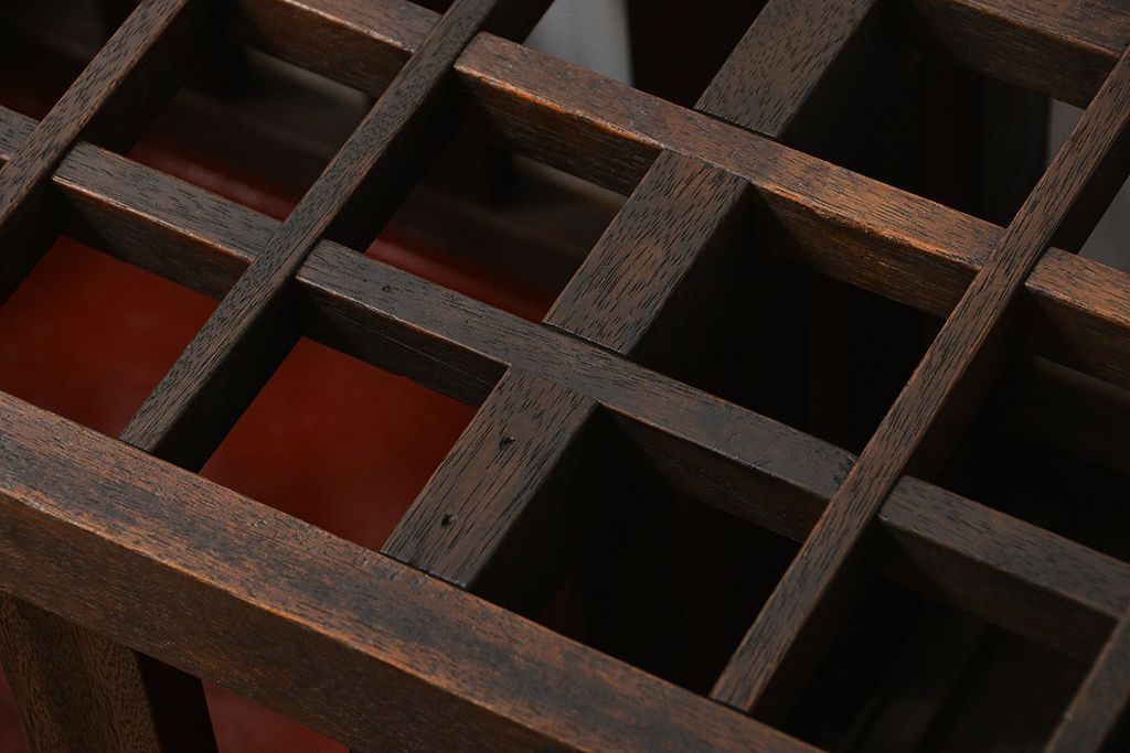 アンティーク雑貨　アンティーク 古い木の大きな受け皿付き傘立て(アンブレラスタンド)