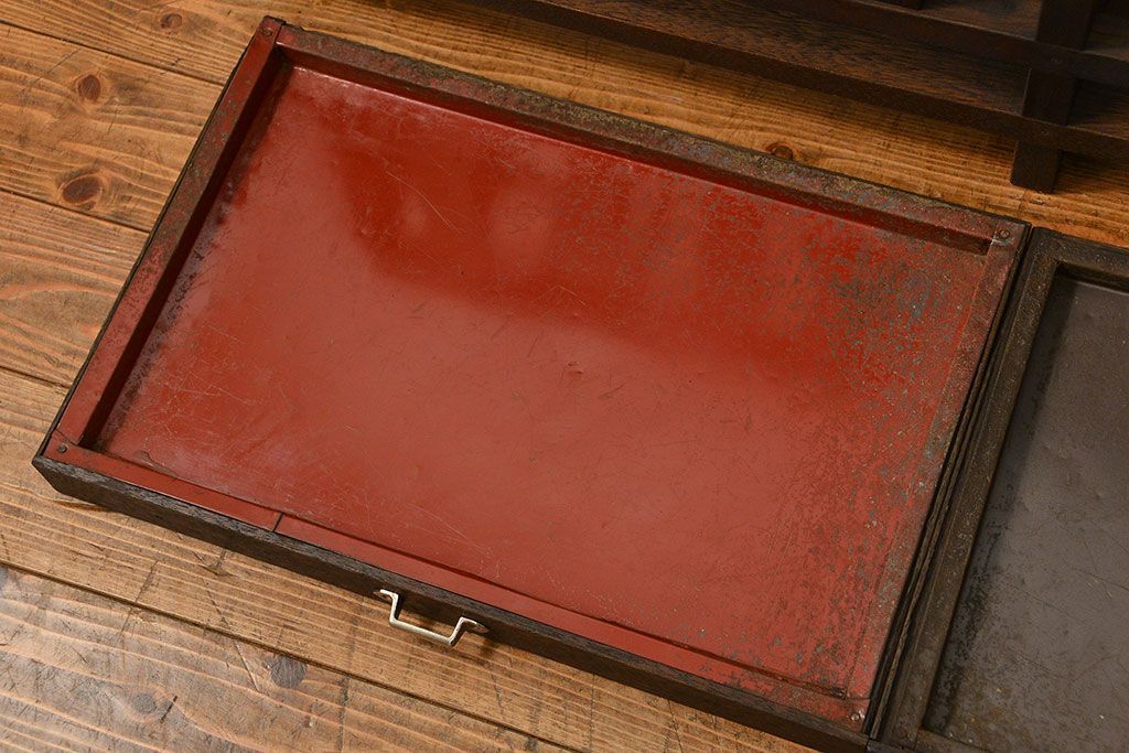 アンティーク雑貨　アンティーク 古い木の大きな受け皿付き傘立て(アンブレラスタンド)