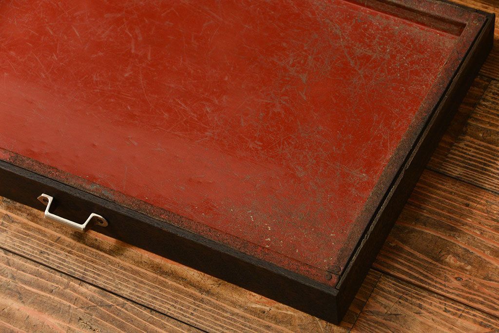 アンティーク雑貨　アンティーク 古い木の大きな受け皿付き傘立て(アンブレラスタンド)