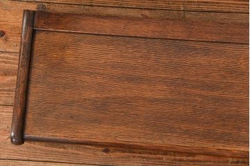 アンティーク家具　イギリスアンティーク オーク材　脚付きスタッキングブックケース(2)(本箱、収納棚、書棚、キャビネット)
