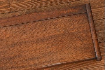 アンティーク家具　イギリスアンティーク オーク材　脚付きスタッキングブックケース(2)(本箱、収納棚、書棚、キャビネット)
