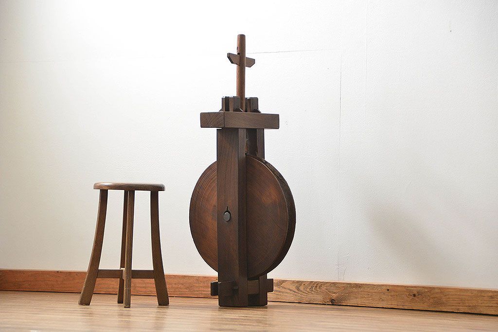 つるべ、アンティーク家具、井戸のつるべ？骨董家具 つるべ、アンティーク家具、井戸のつるべ？骨董家具