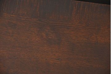 アンティーク家具　大正ロマン 古いナラ材!ミラー付き卓上キャビネット