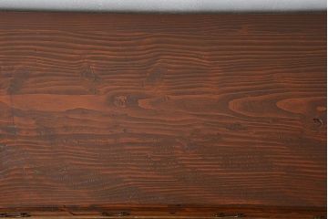 レトロ家具　昭和レトロ アンティークダイヤガラス　脚付きローボード(テレビ台、テレビボード)