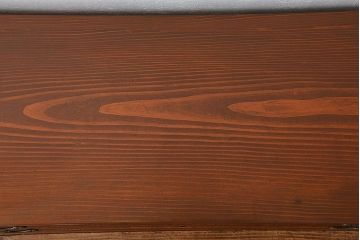 レトロ家具　昭和レトロ 脚付き!古い木のシンプルなローチェスト(ローボード・箪笥)