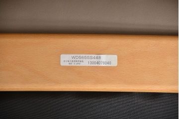 中古 展示・美品　カリモク　レトロモダン　WDモデル革張りソファー(4) 定価約12万円