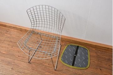 中古　Knoll(ノール)　ワイヤーサイドチェア?　(イス、椅子)