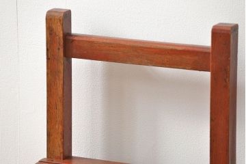 アンティーク家具　古い木のペンキのはげたアンティークチェア1脚　(椅子、イス)