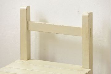 アンティーク家具　アンティークペイント　小振りでかわいいチェア2脚セット(椅子、イス)