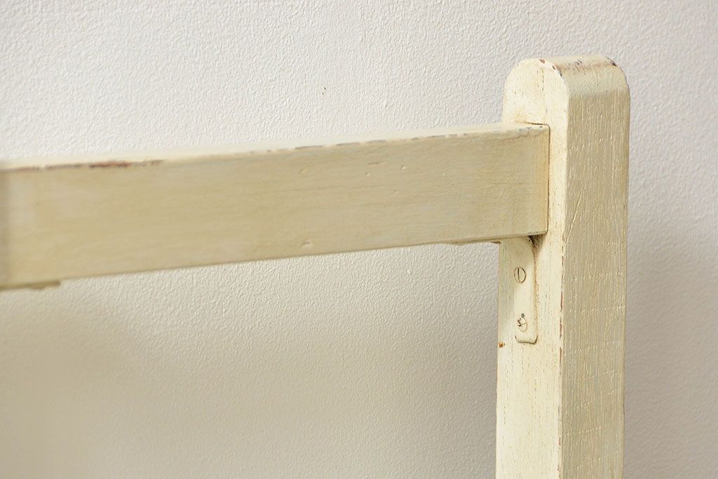 アンティーク家具　アンティークペイント　小振りでかわいいチェア2脚セット(椅子、イス)