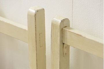 アンティーク家具　アンティークペイント　小振りでかわいいチェア2脚セット(椅子、イス)