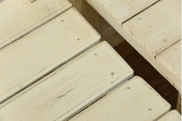 アンティーク家具　アンティークペイント　小振りでかわいいチェア2脚セット(椅子、イス)