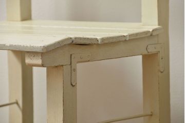 アンティーク家具　アンティークペイント　小振りでかわいいチェア2脚セット(椅子、イス)