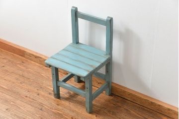 アンティーク家具　アンティークペイント小振りでかわいいチェア1脚
